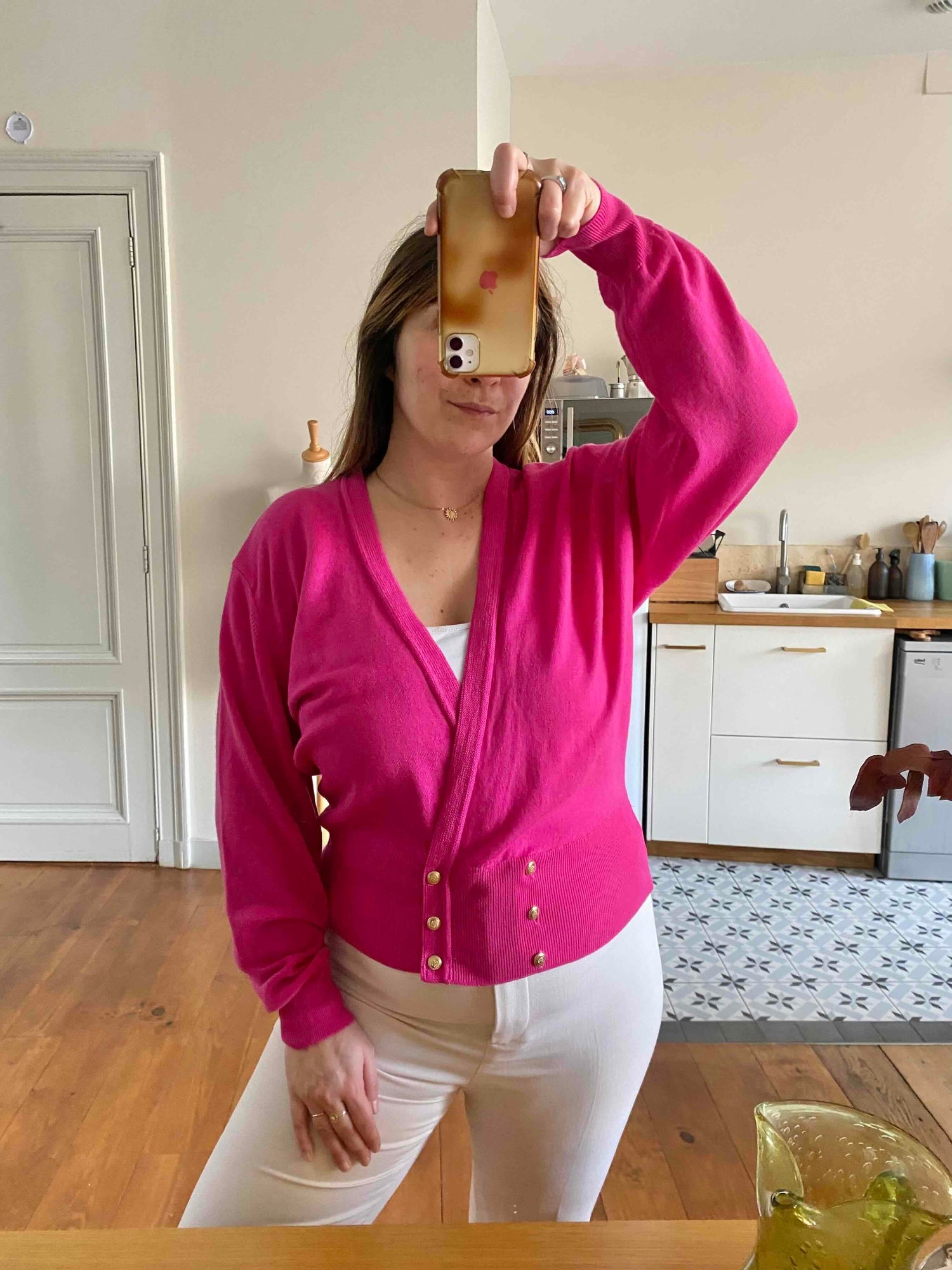 Merino wool cardigan