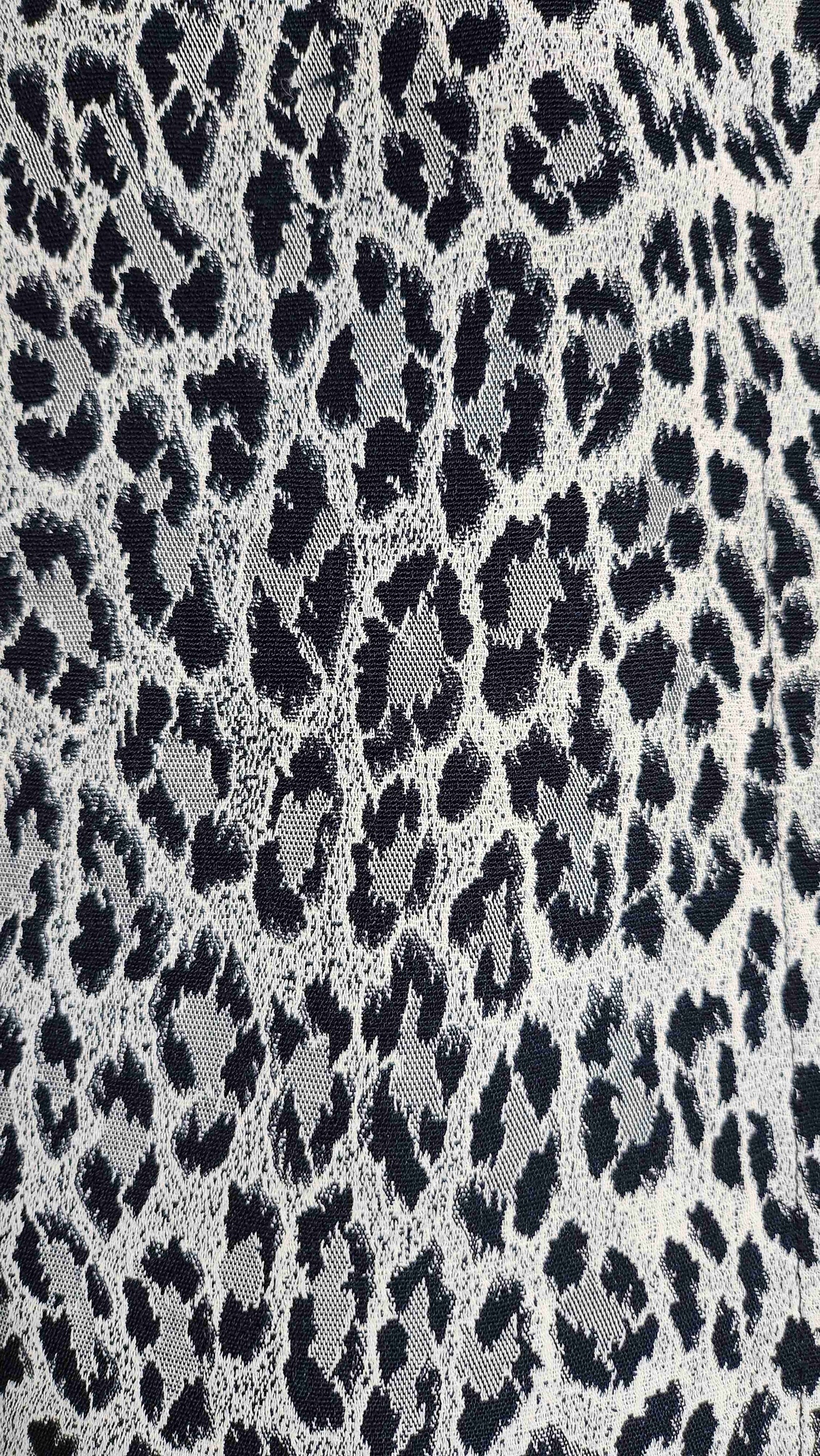 Leopard print wrap skirt