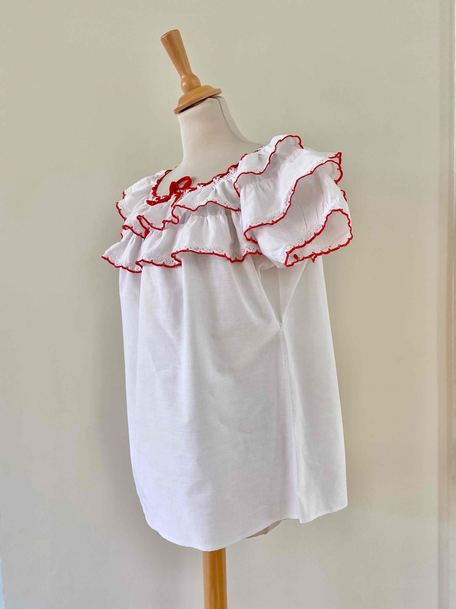 Blouse à volants