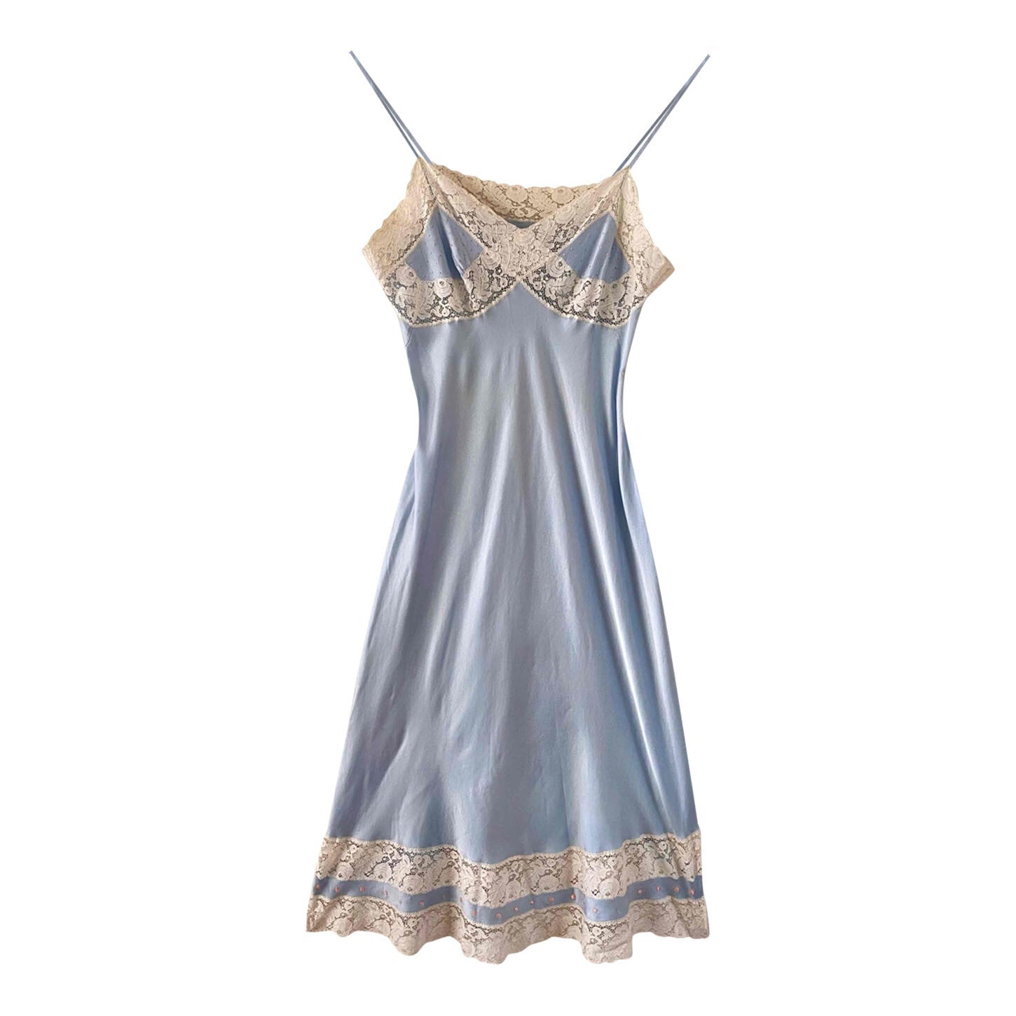 Silk satin nightgown