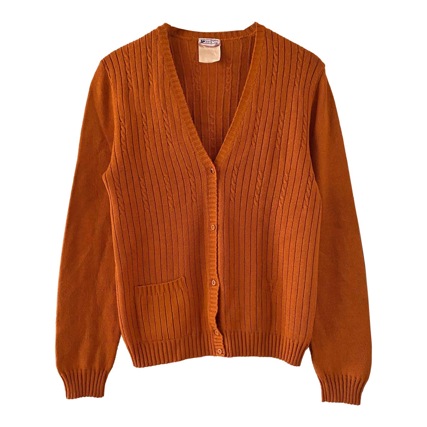 Courrèges wool cardigan