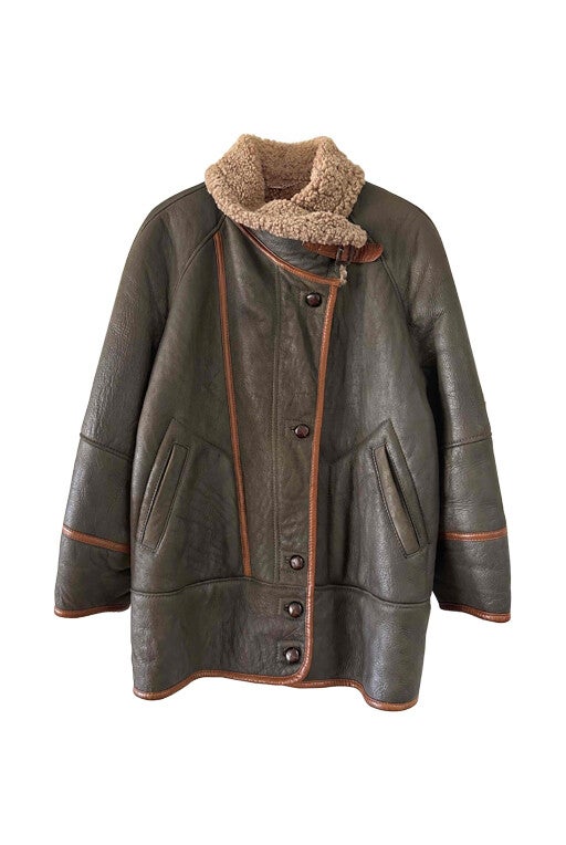 Peau lainée en cuir