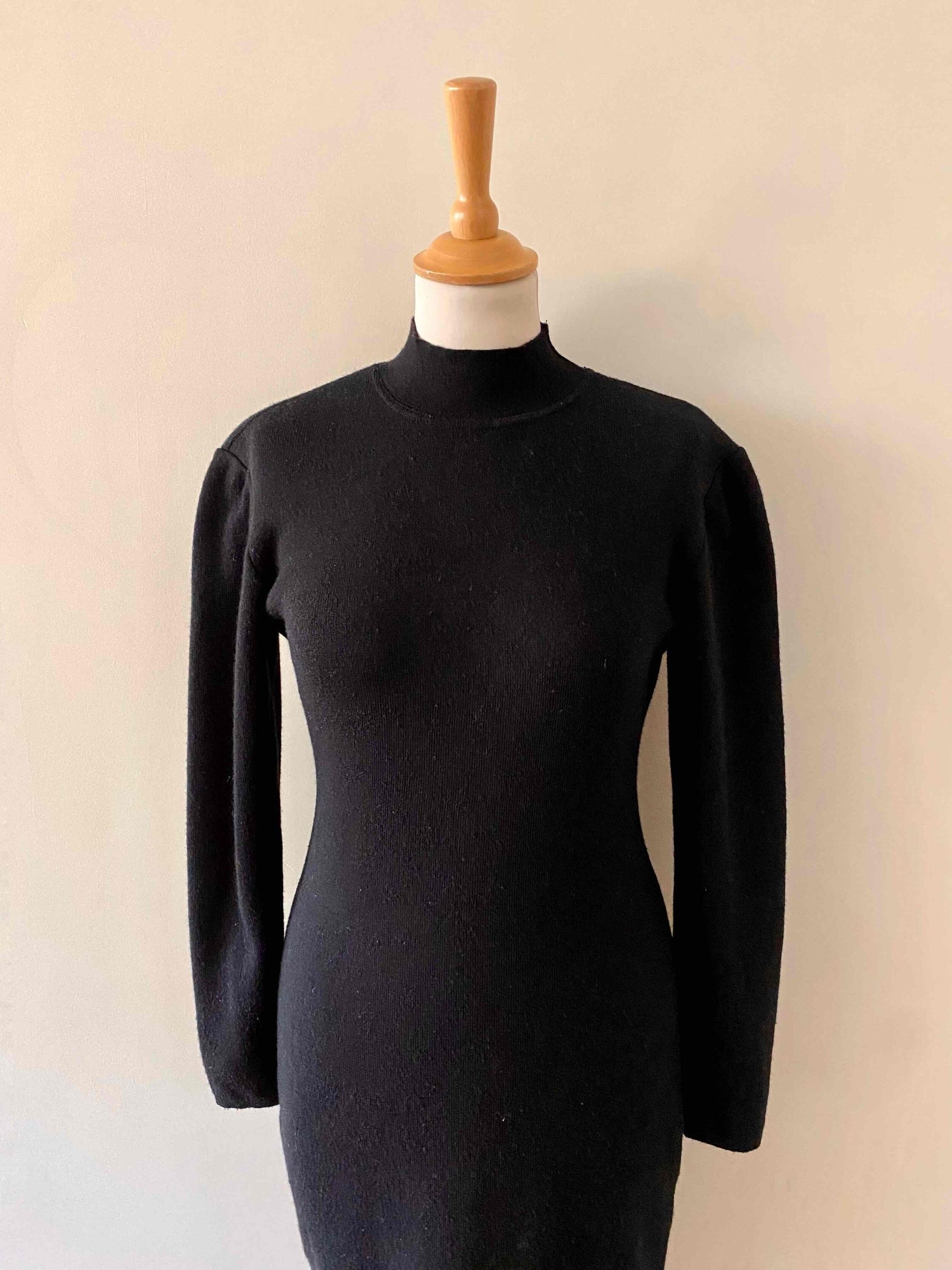 Wool turtleneck dress
