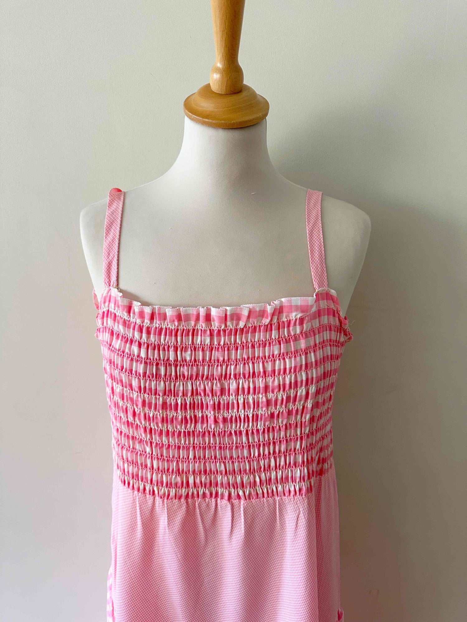 Long Vichy dress