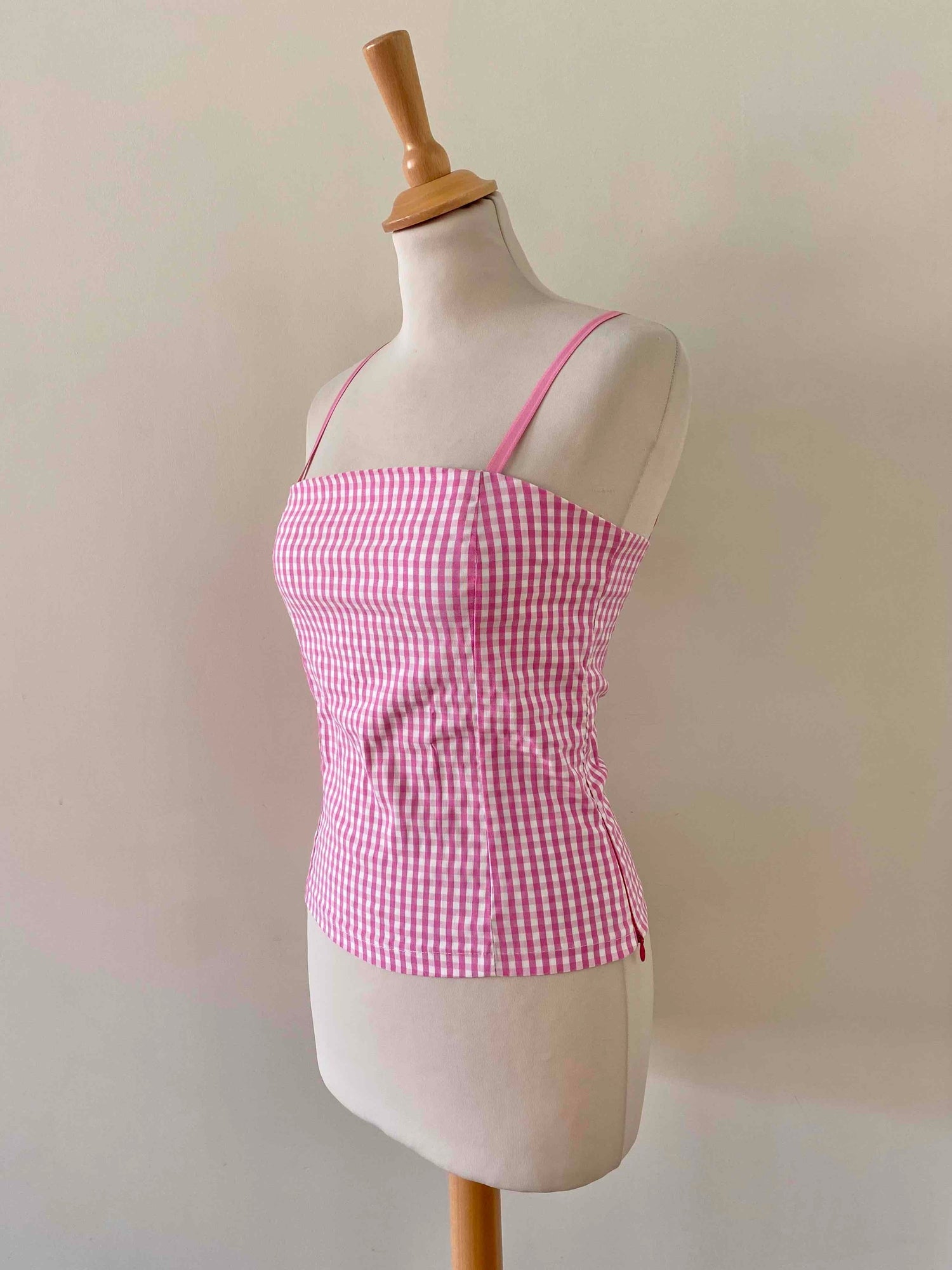 Crop top vichy