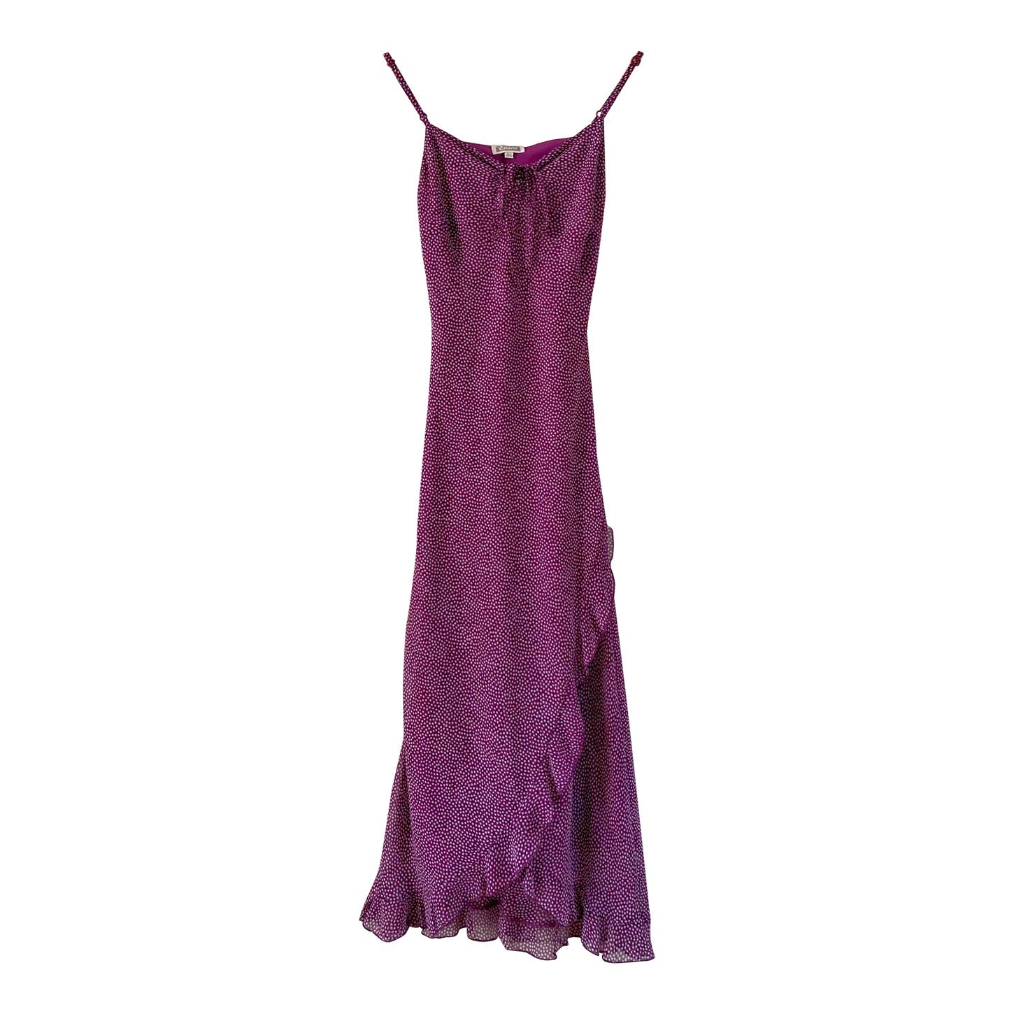 Long dress with polka dots