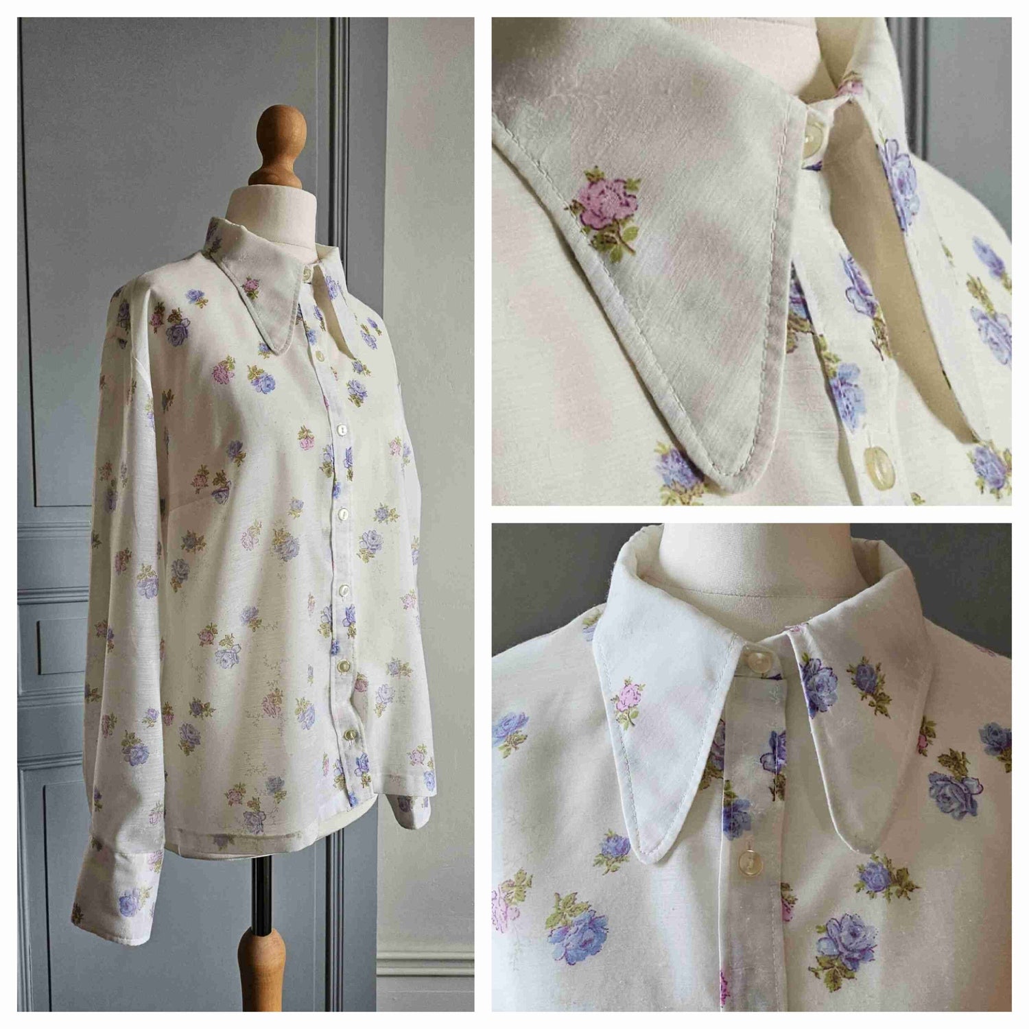 Chemise col pelle à tarte