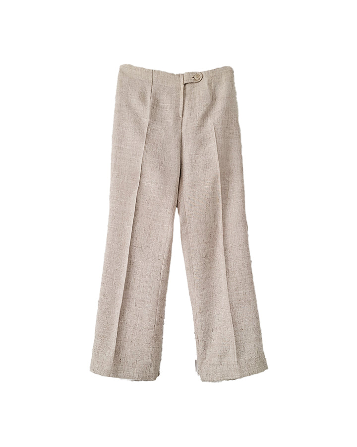 Pantalon flare en lin 90's