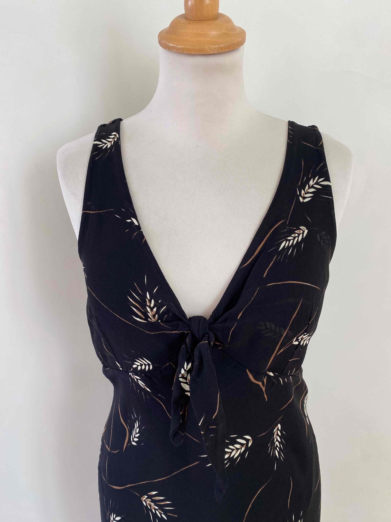 Printed midi dress