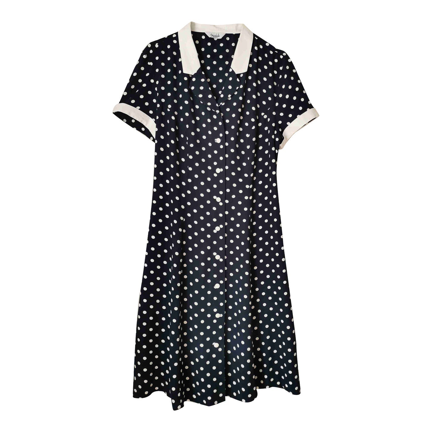 Long dress with polka dots