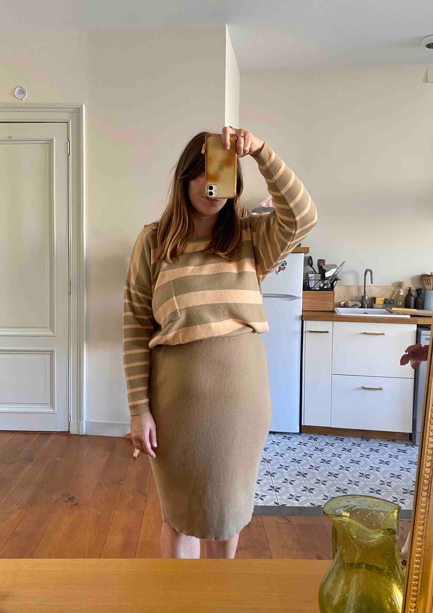 Wool sweater dress