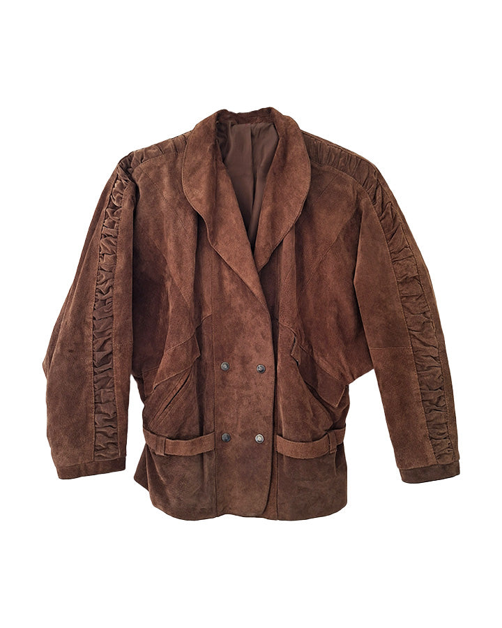 Veste en daim 80's