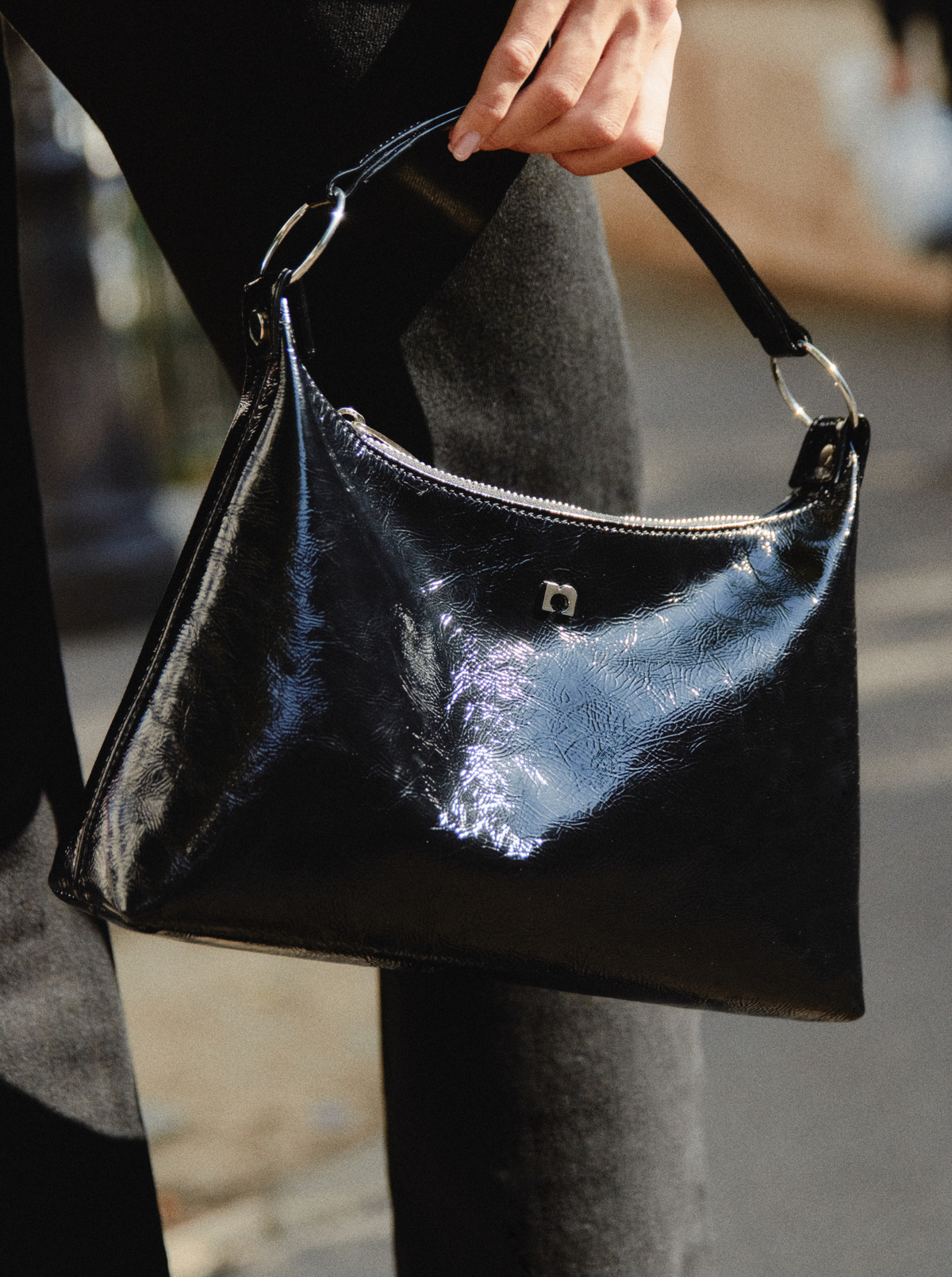 Sac Black Baguette à Bandoulière