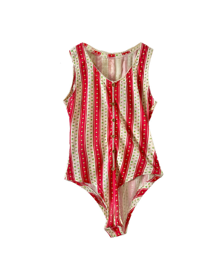 Body en coton fleuri