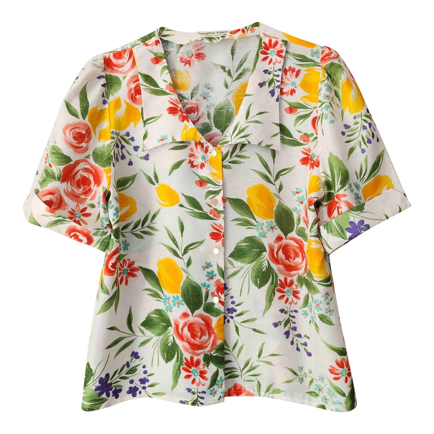 Blouse à fleurs