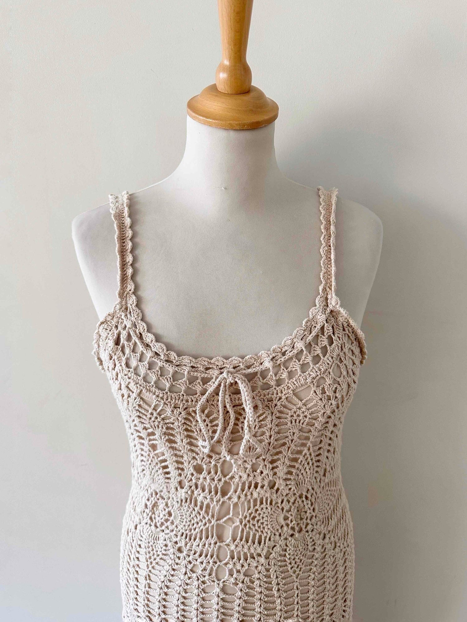 Crocheted dress