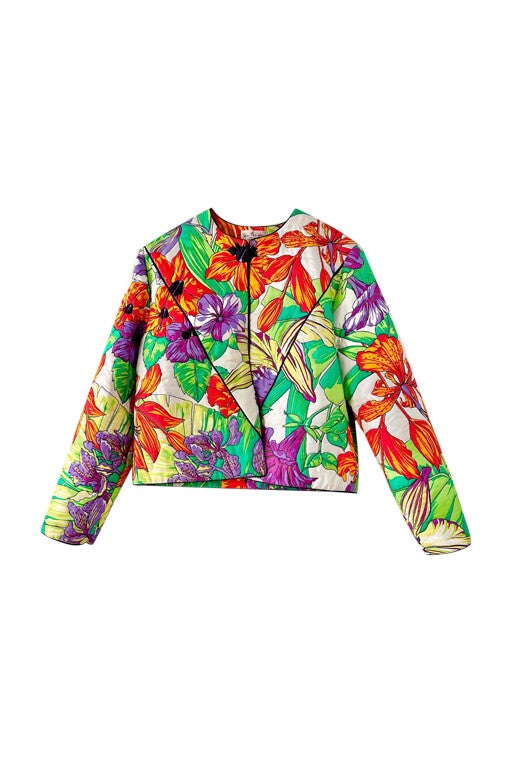 Veste matelassée en soie