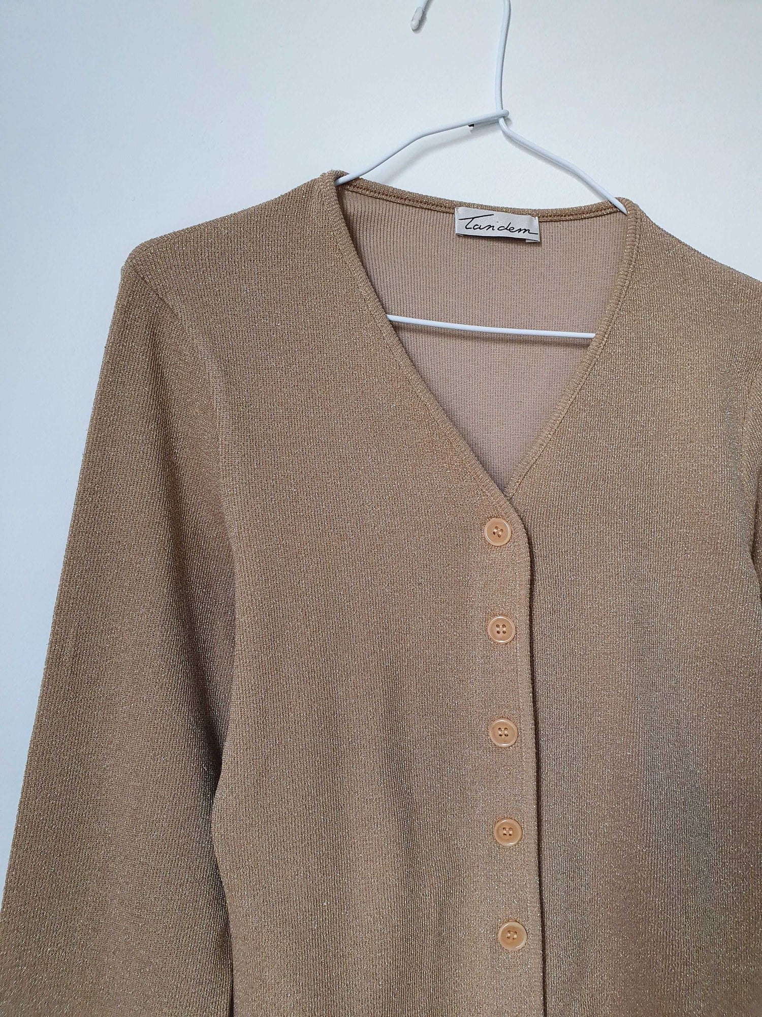 Cardigan en lurex