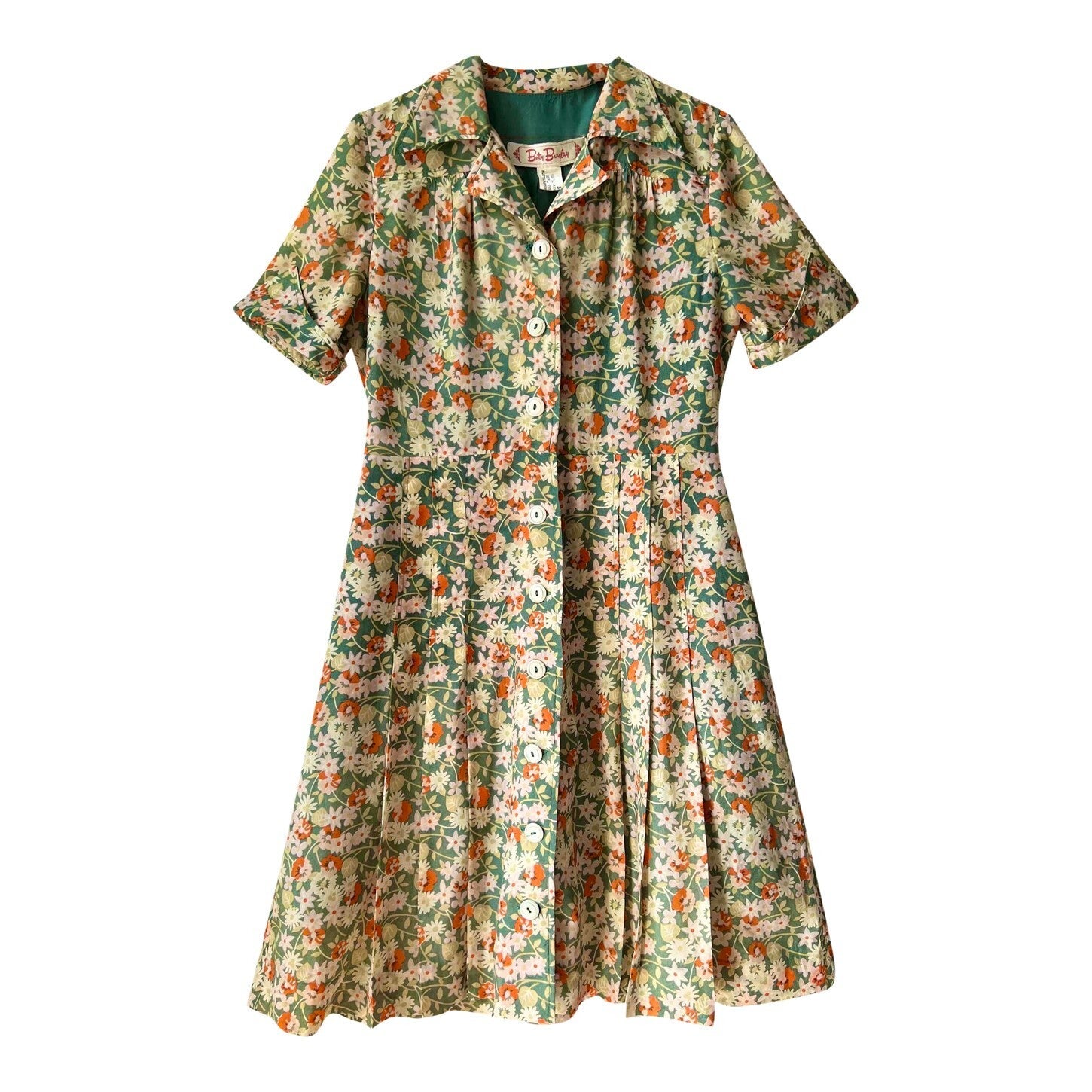 Robe chemise à fleurs