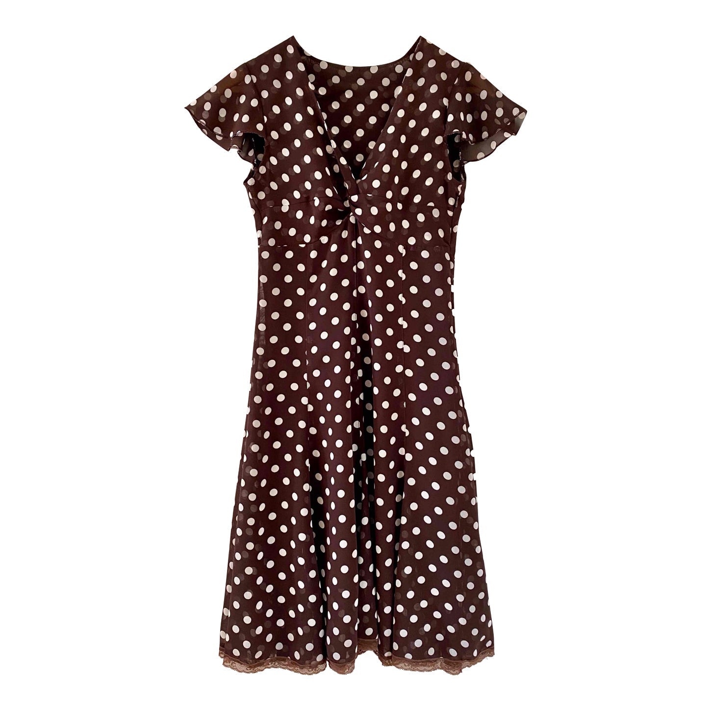 Polka dot mini dress