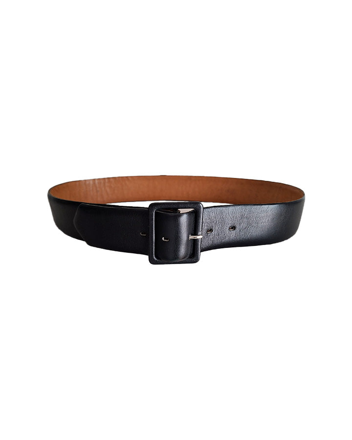 Ceinture en cuir noir