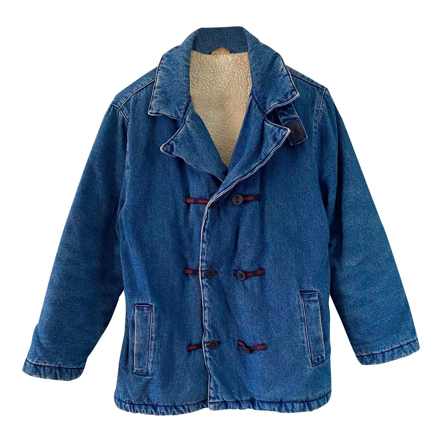 Blouson en jean fourré