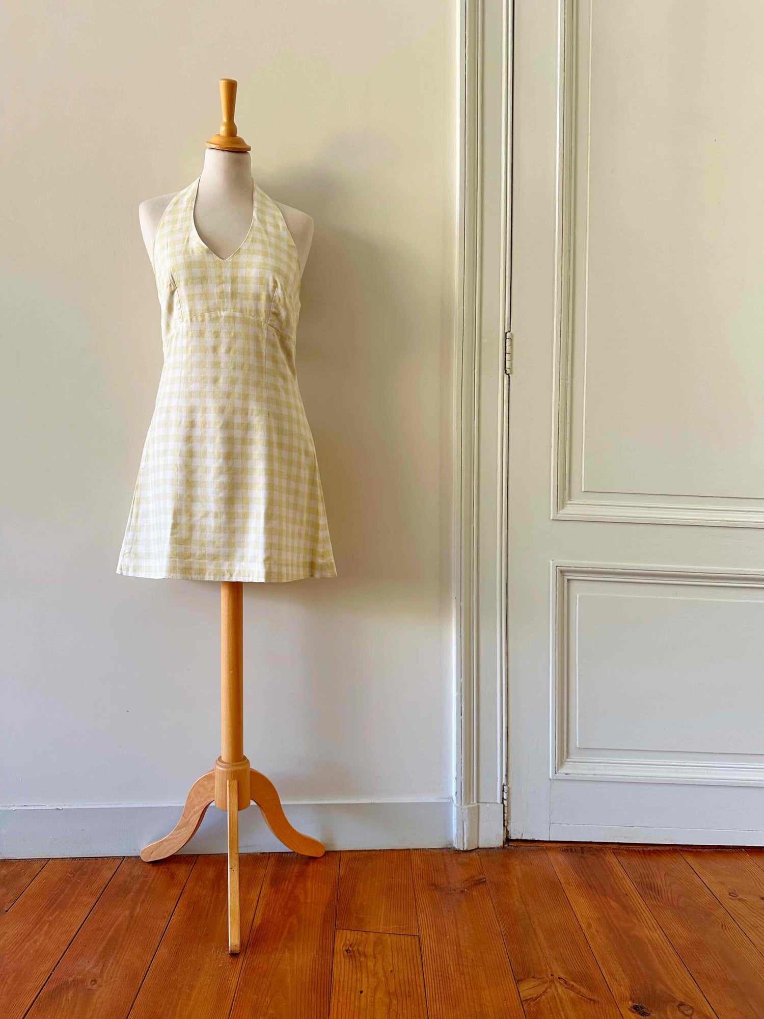 Mini linen dress