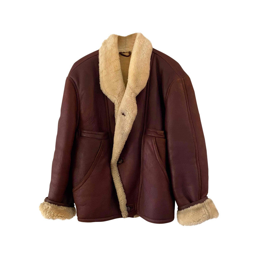 Bombardier en peau lainée