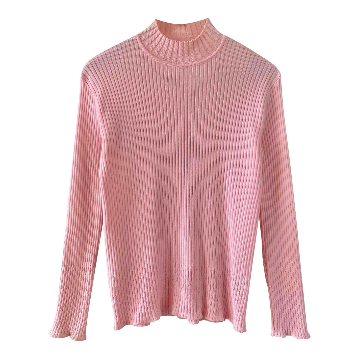 Wool turtleneck sweater