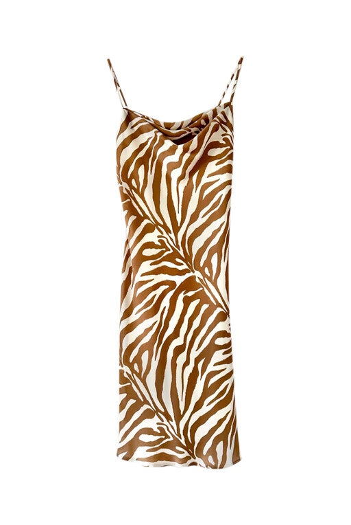Zebra print dress