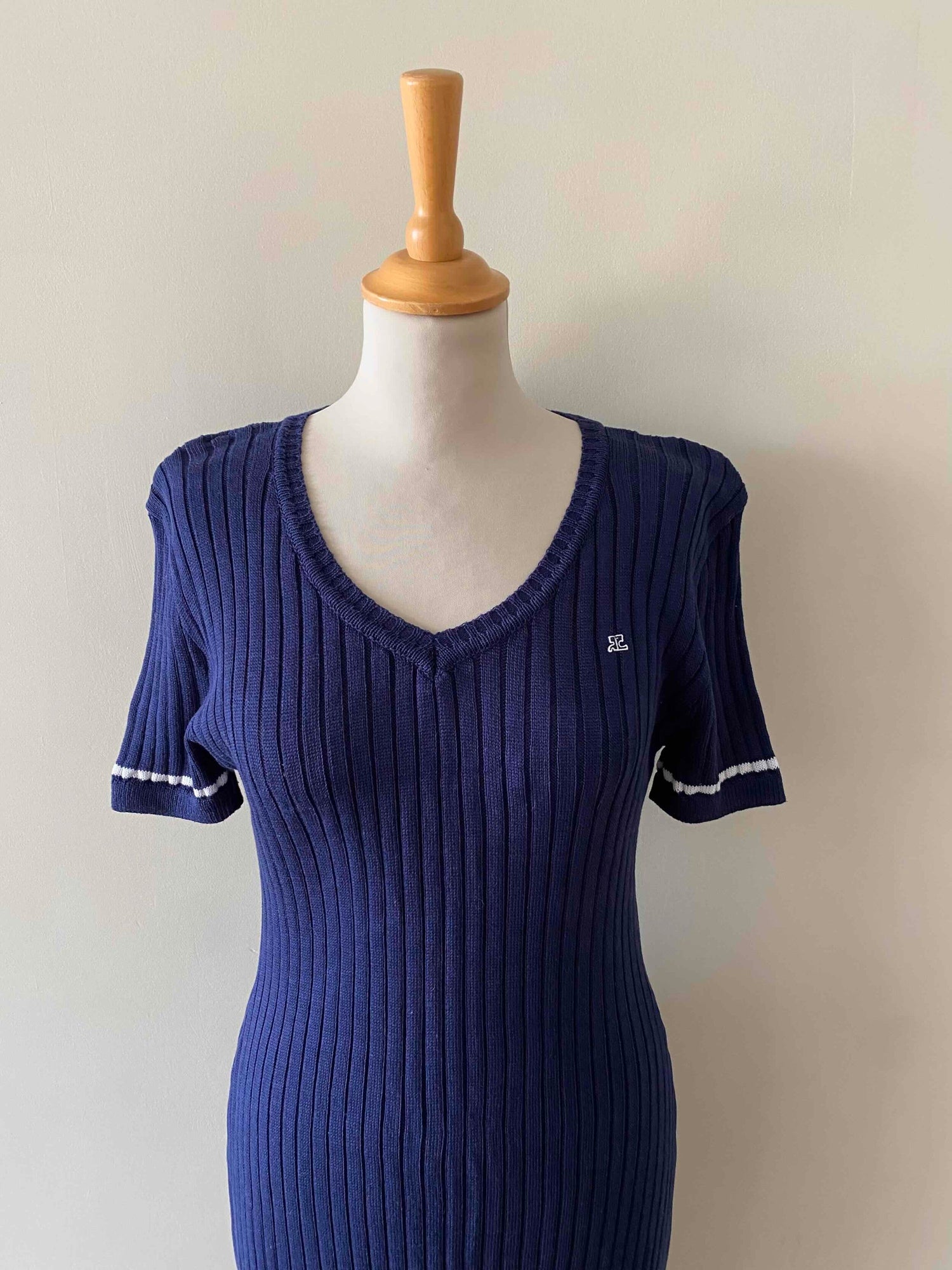 Robe en maille Courrèges