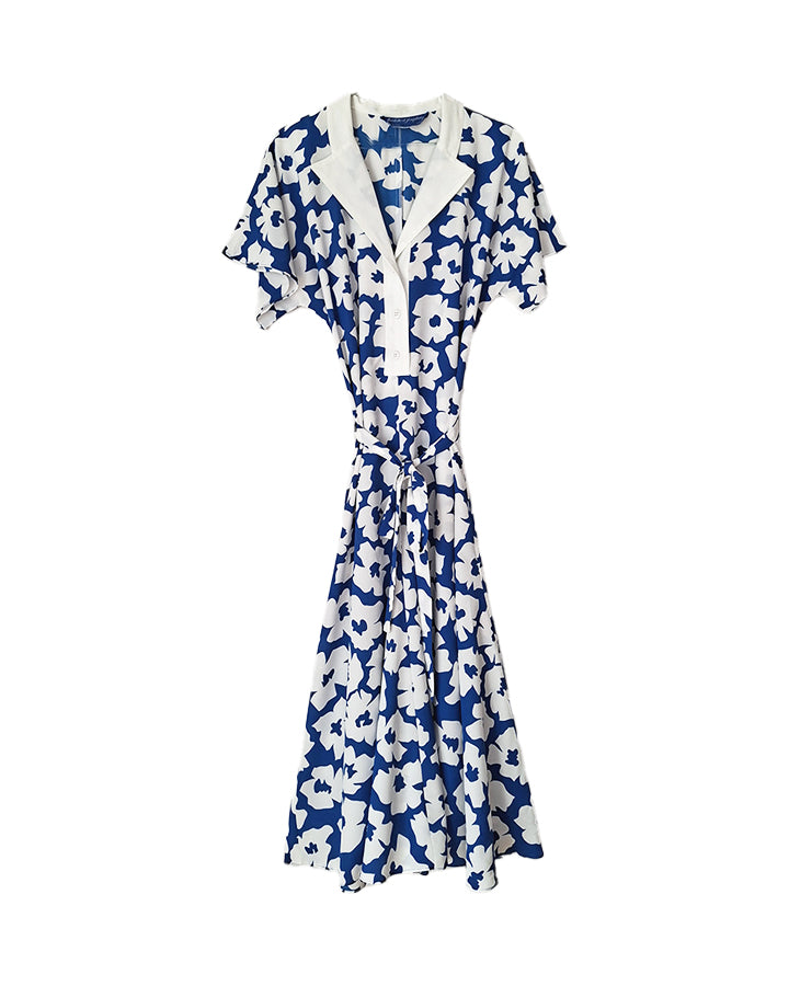 Robe longue à fleurs