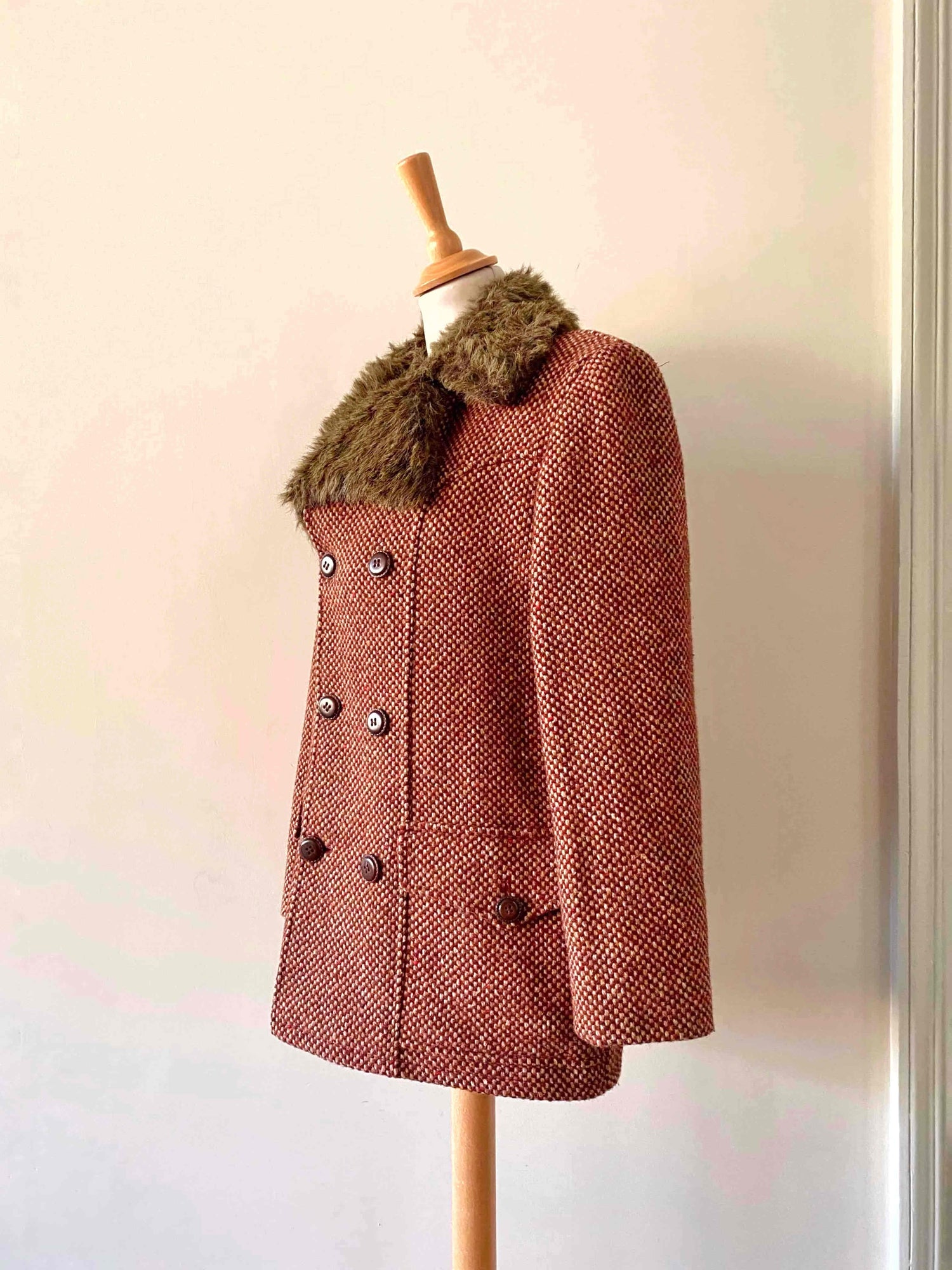 Manteau en tweed