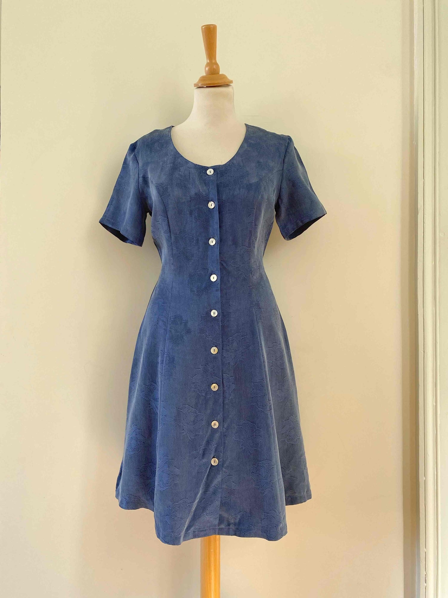 Jacquard mini dressing gown