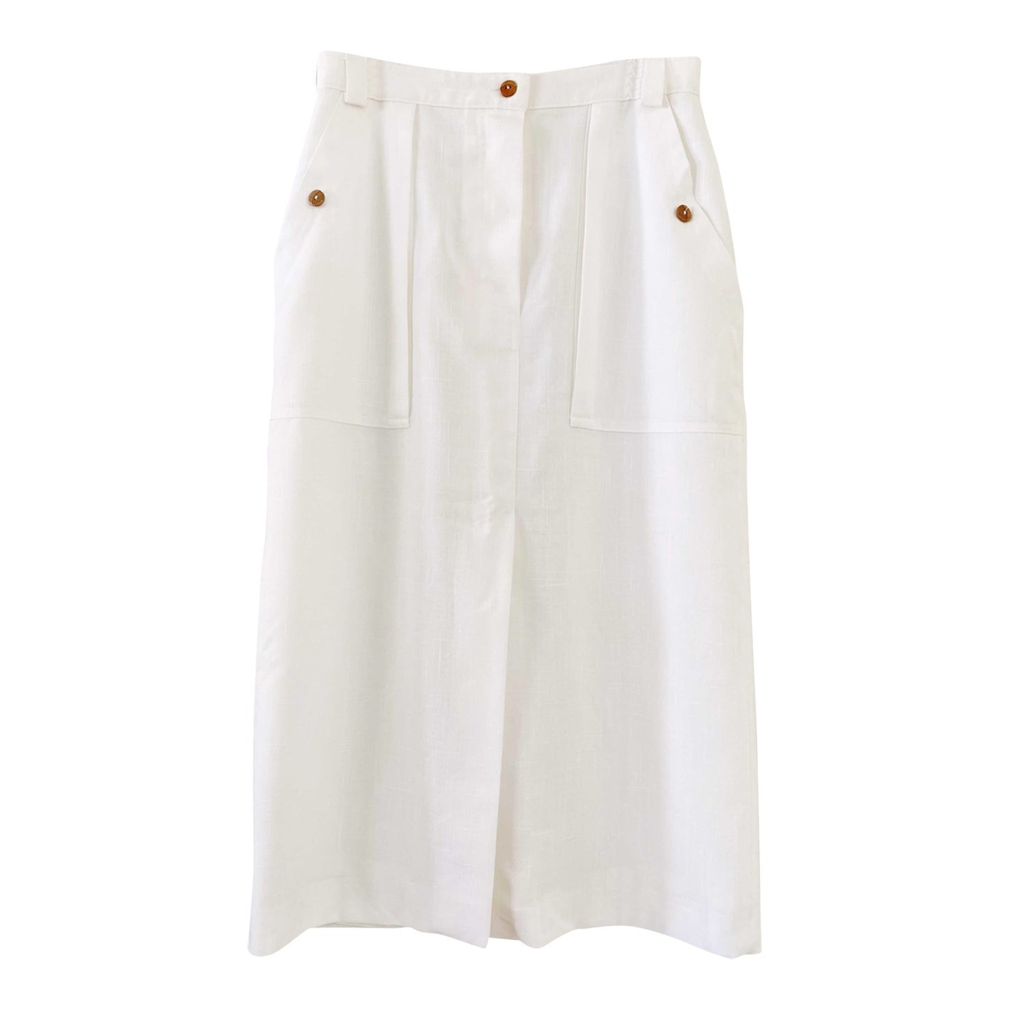 Long linen skirt