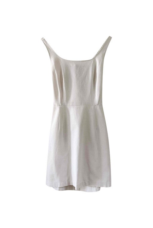 Mini linen dress