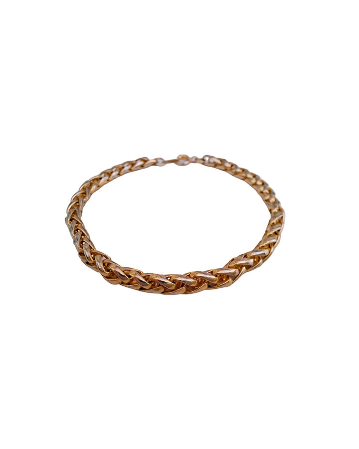 Bracelet en métal doré