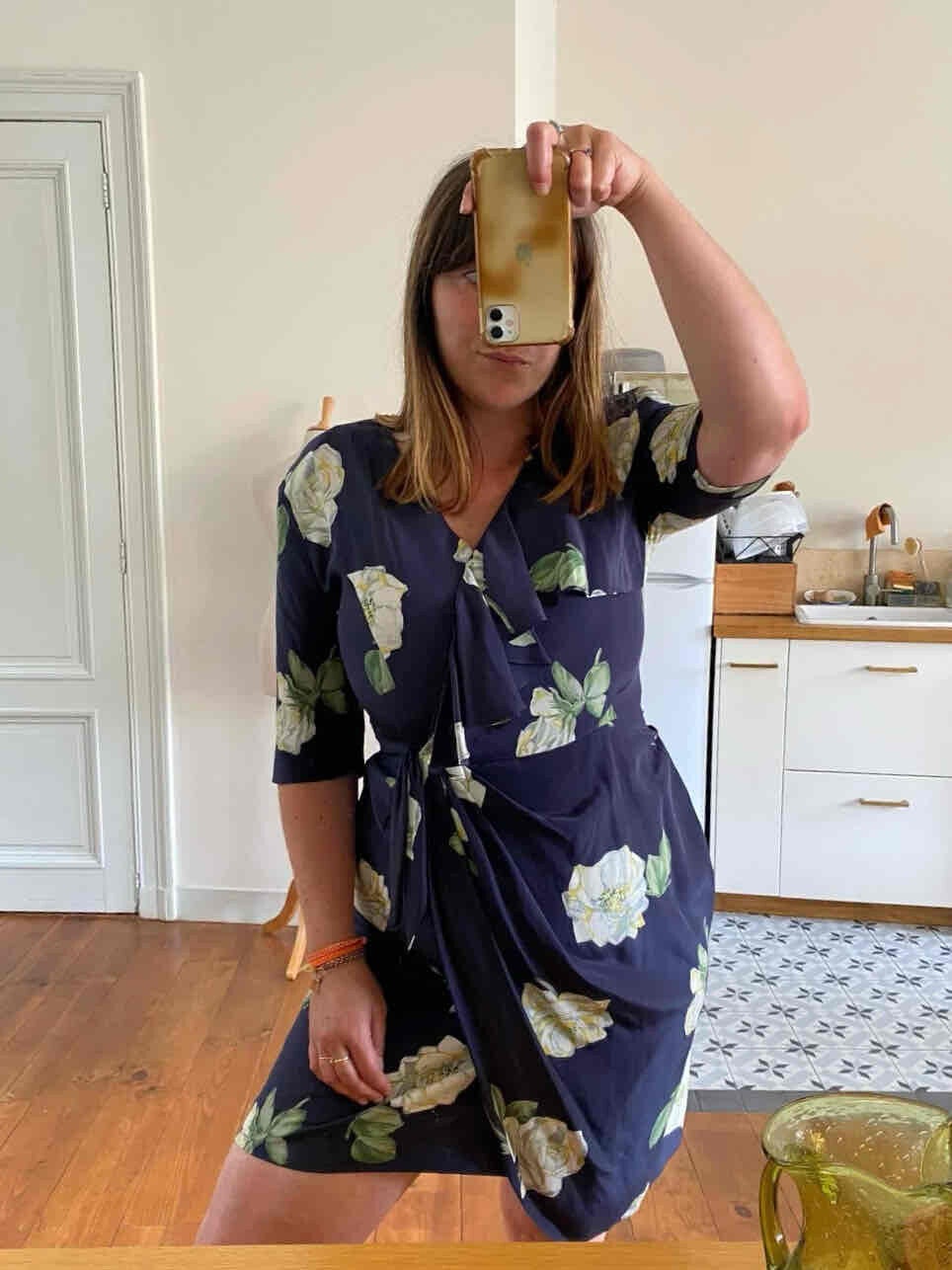 Nina Ricci wrap dress