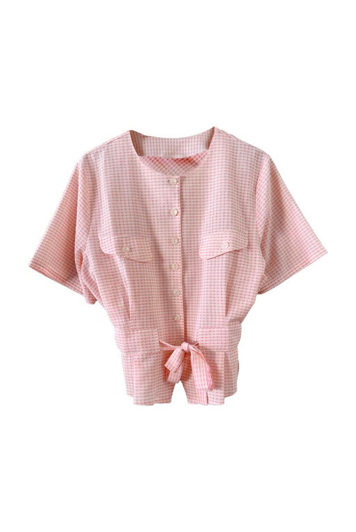 Vichy blouse
