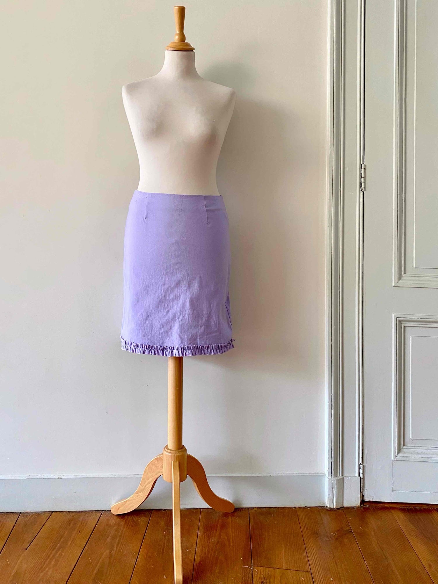 Lilac mini-skirt