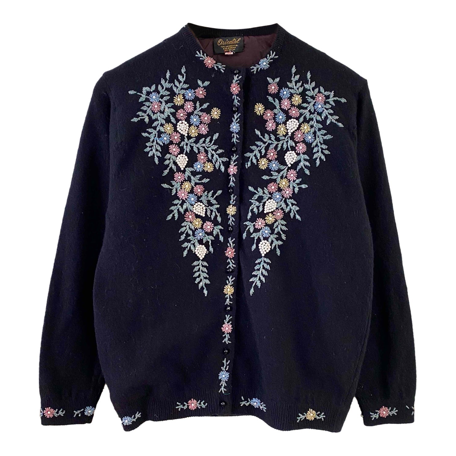 Cardigan à fleurs