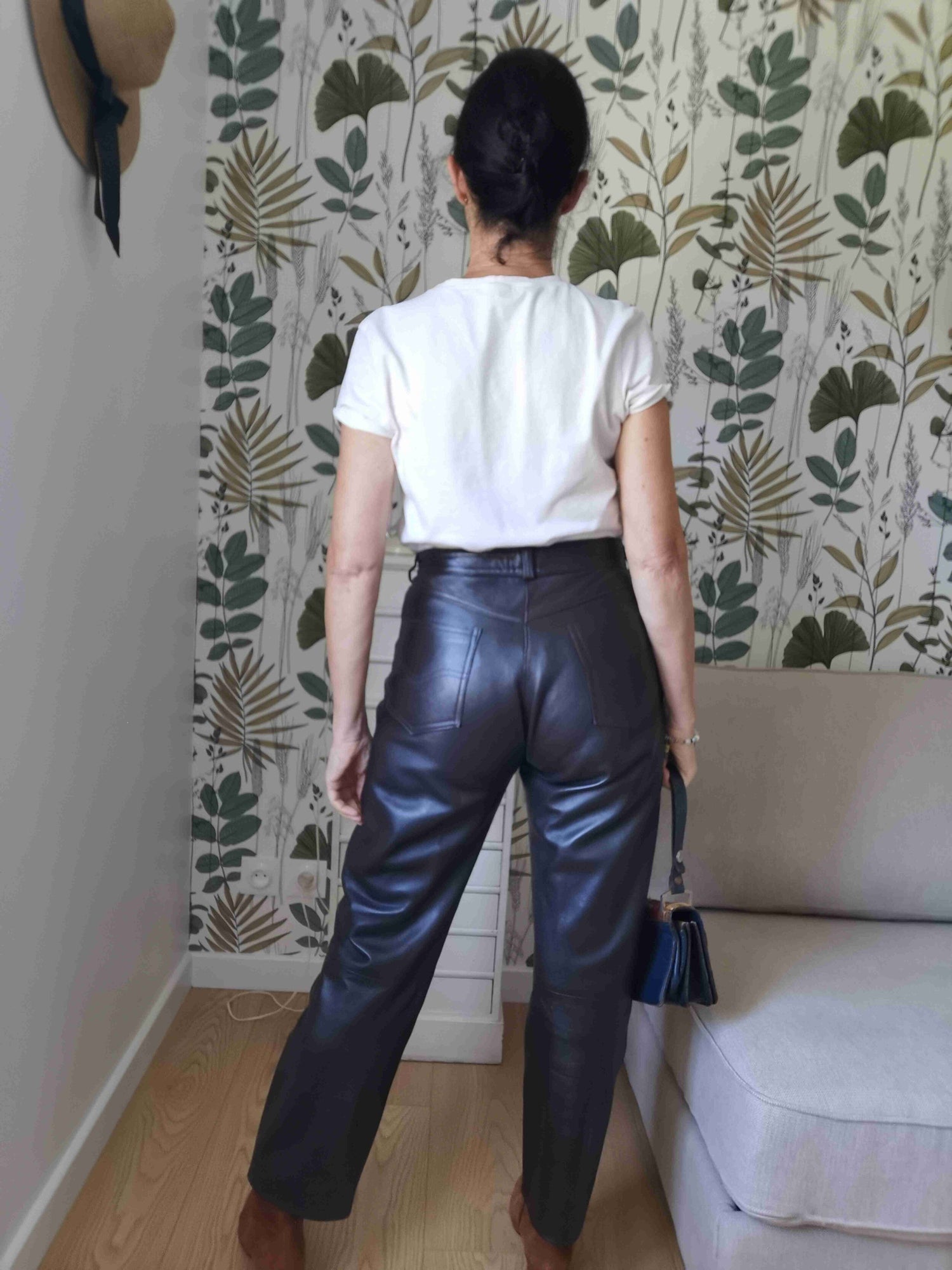 Pantalon en cuir