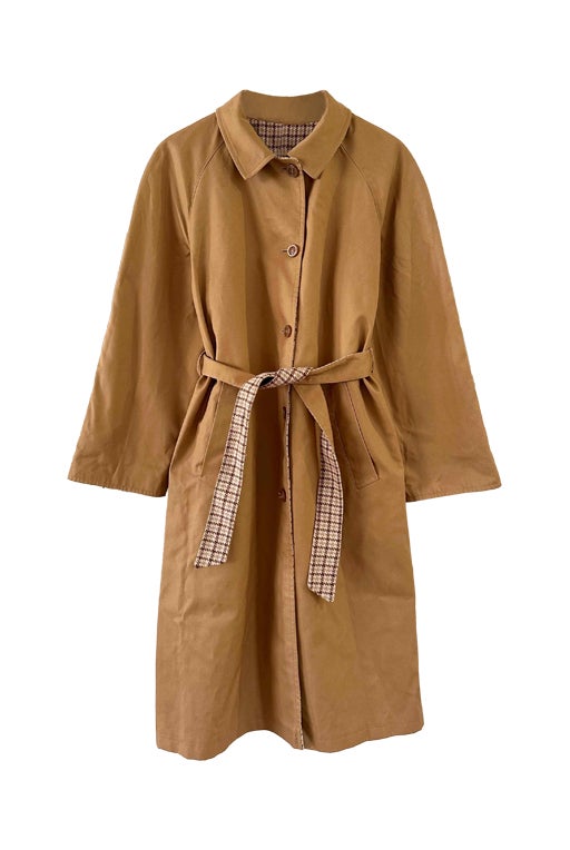 Trench réversible en laine