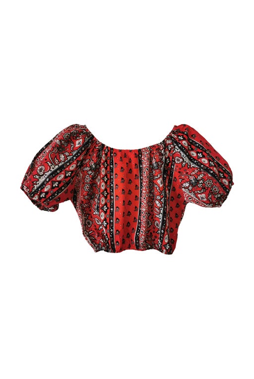 Crop top provençal