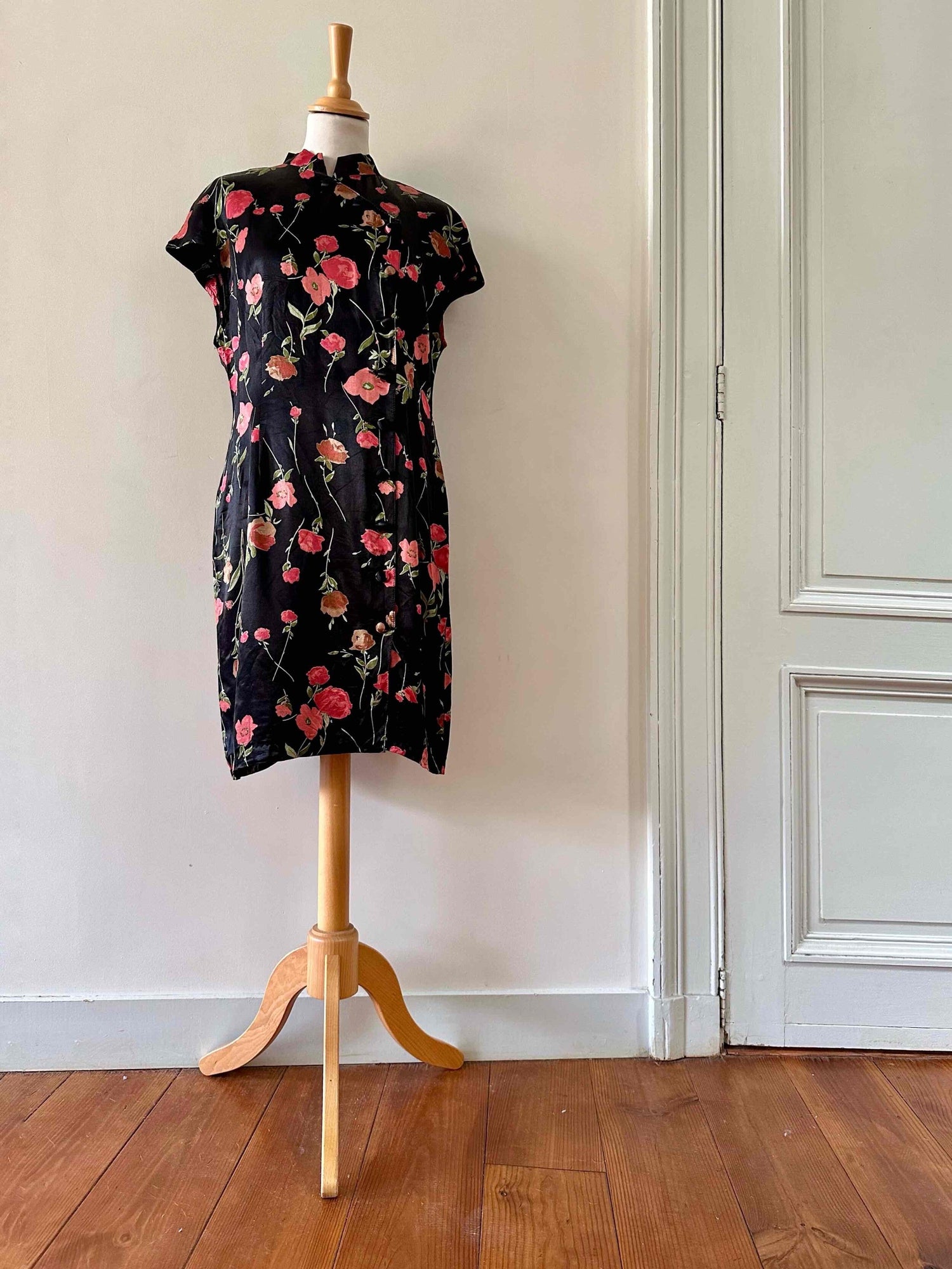 Asian floral dress