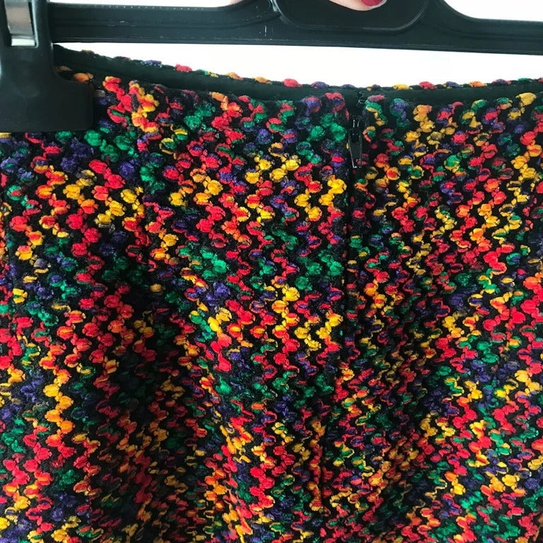 Tweed mini-skirt