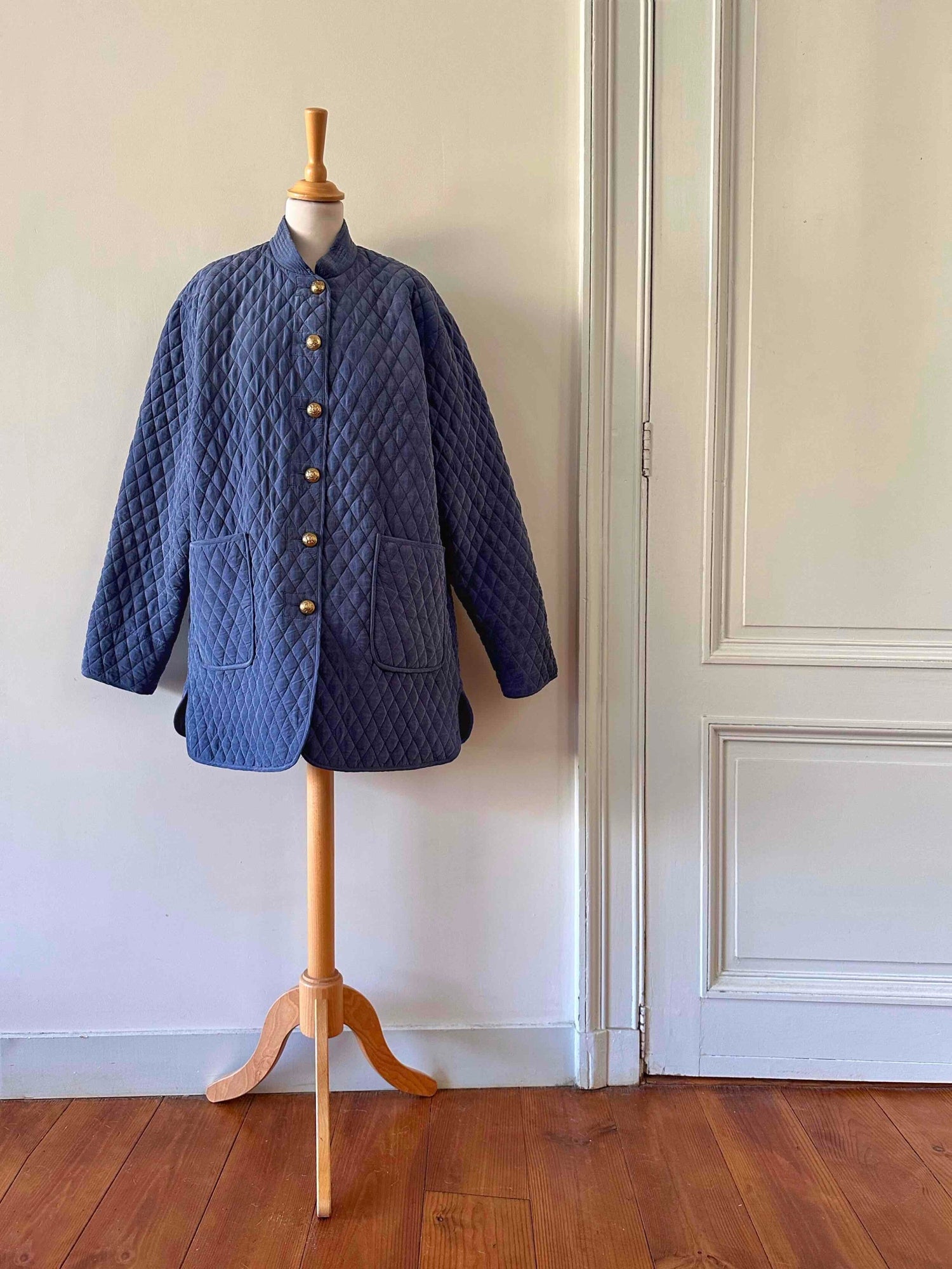 Veste matelassée en soie