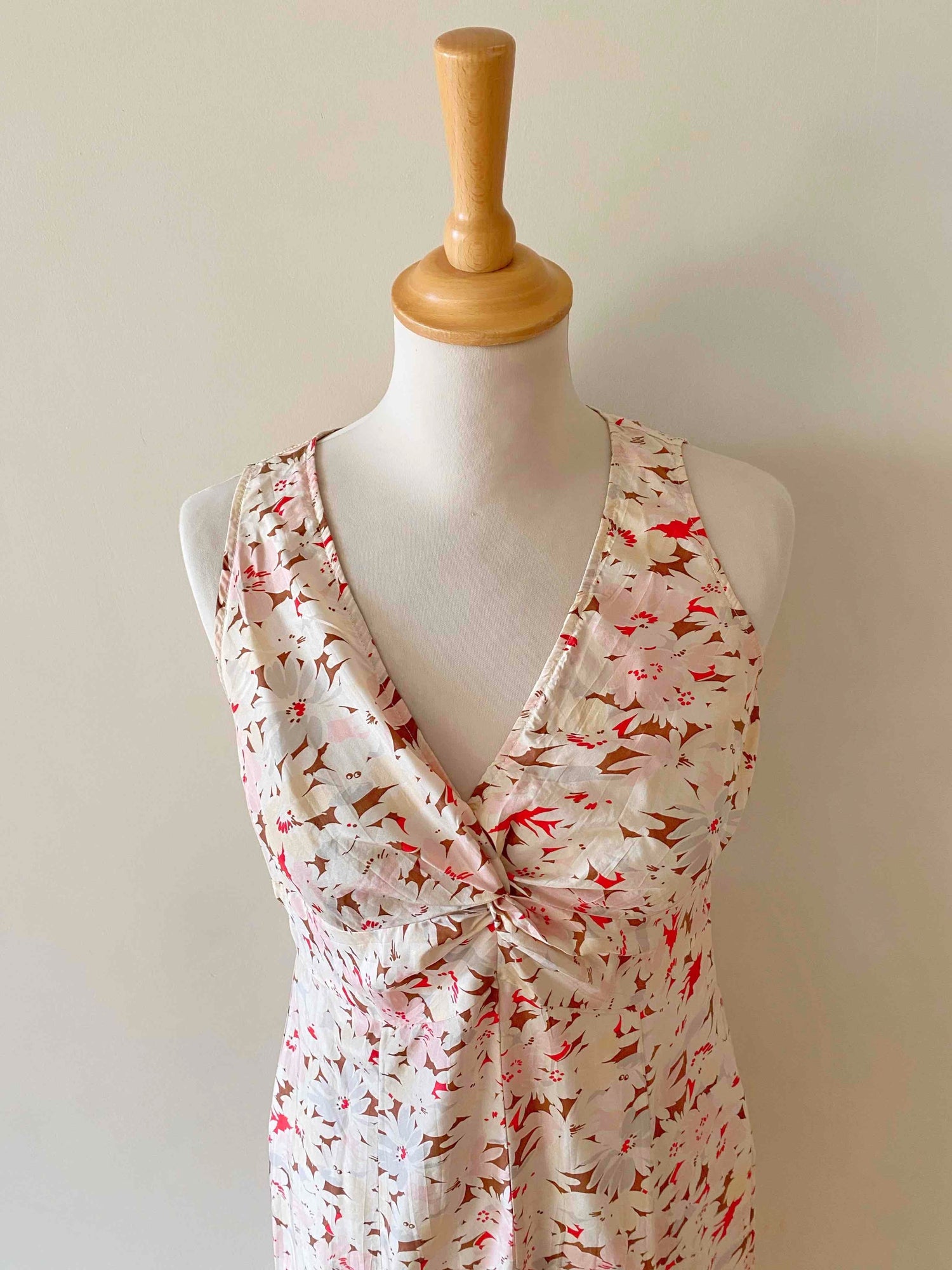 Silk midi dress