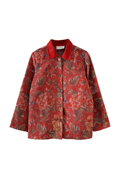 Veste à fleurs