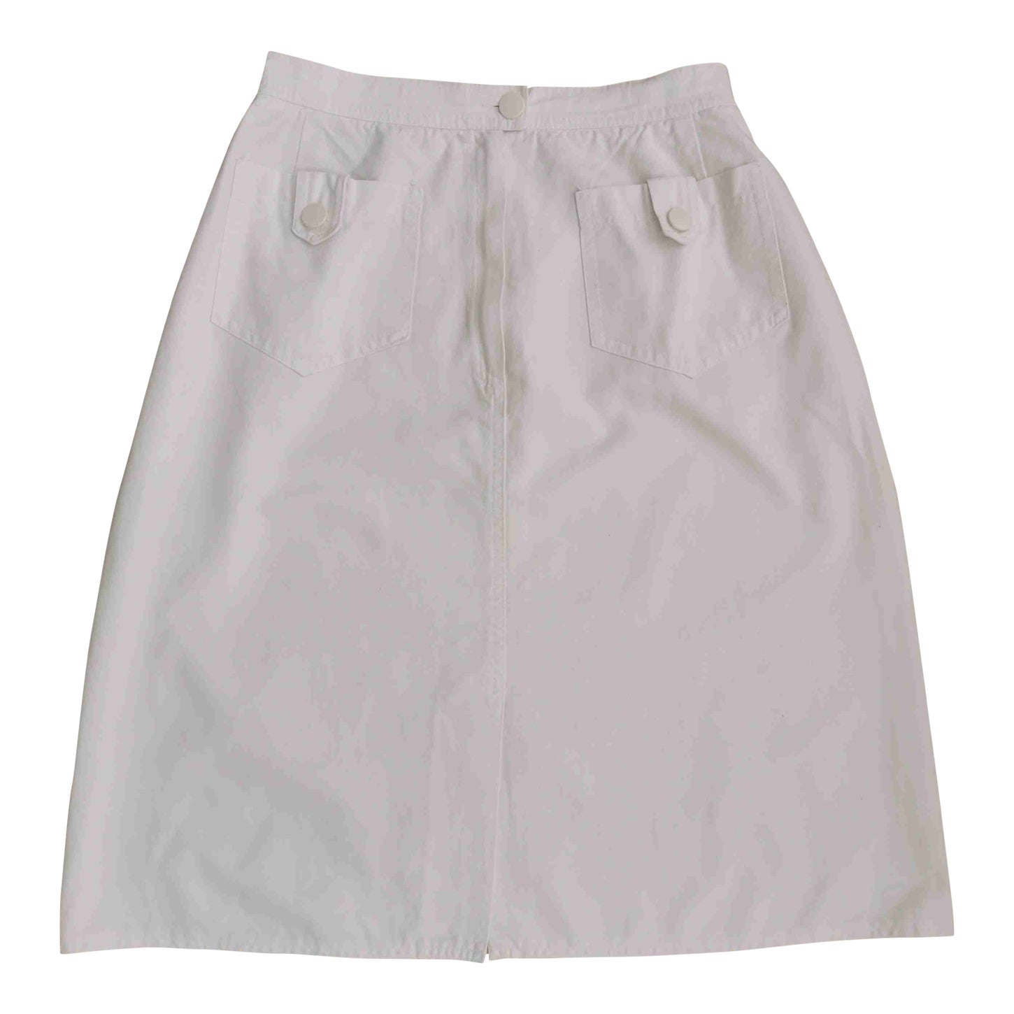 Cotton A-line skirt